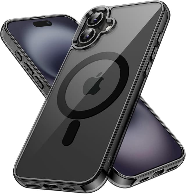 Thumbnail 6 de Jetech Cover magnetica per iPhone 16 da 6,1" compatibile MagSafe, trasparente antiurto