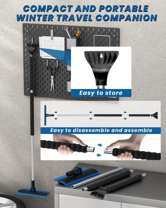 Thumbnail 5 de helloleiboo 2025 Extra Long 55.7" Ice Scraper