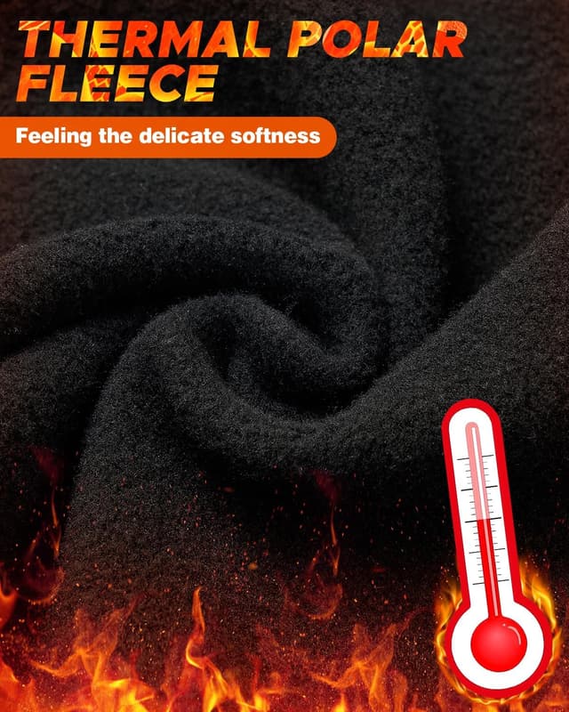 Thumbnail 3 de Balaclava Movable Face Ski Mask 17 x 9.2 in 🧣