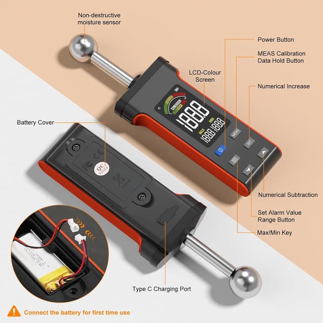 Thumbnail 2 de Misuratore umidità per muratura non distruttivo 20–40 mm