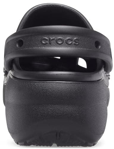 Detalle 2 de Crocs Classic Platform Clog W 🖤 Zuecos Mujer Negro 36/37 EU
