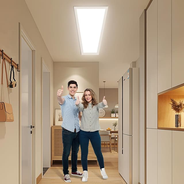 Thumbnail 6 de LEOEU LED Panel Deckenleuchte 120x30CM