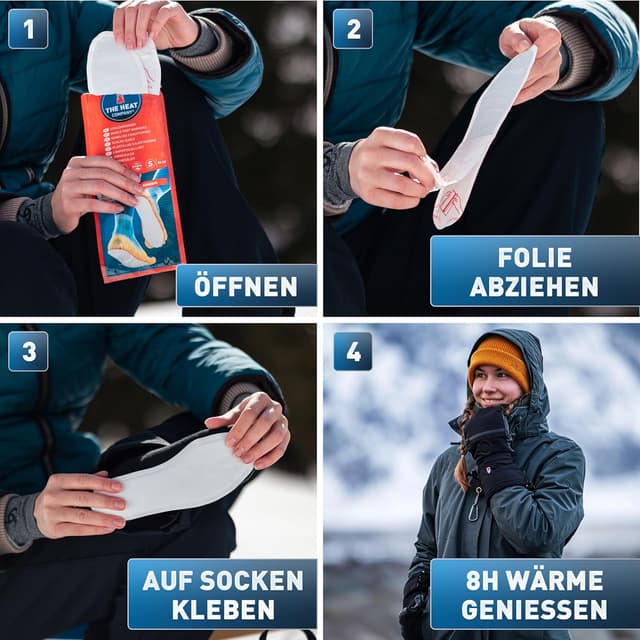 Thumbnail 2 de THE HEAT COMPANY Sohlenwärmer klebend 5 Paar EXTRA WARM