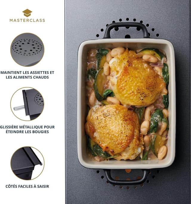 Thumbnail 3 de MasterClass Calientaplatos Profesional Extra Grande Tres Luces ♨