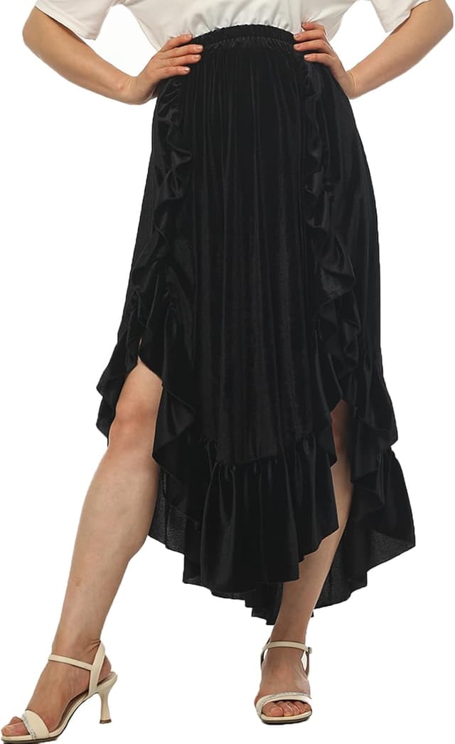 Detalle de UniqKaliber Jupes victoriennes velours