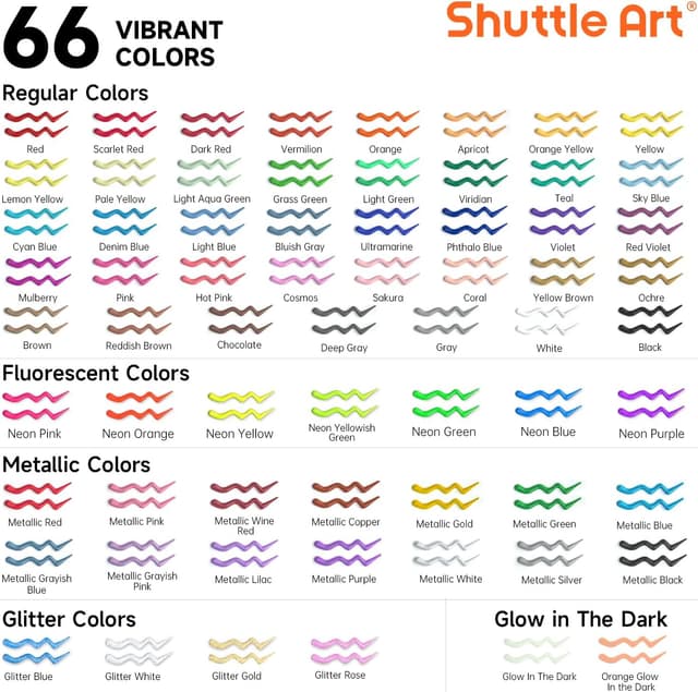 Detalle 2 de Shuttle Art 3D Textilfarbe 66 Stofffarben