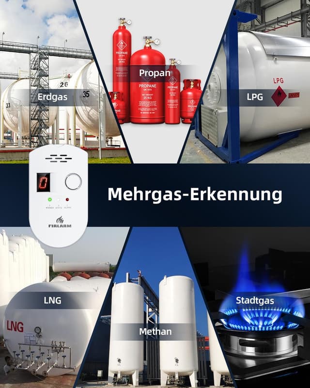 Detalle 2 de Firlarm Gasmelder Stadtgas, Plug-in