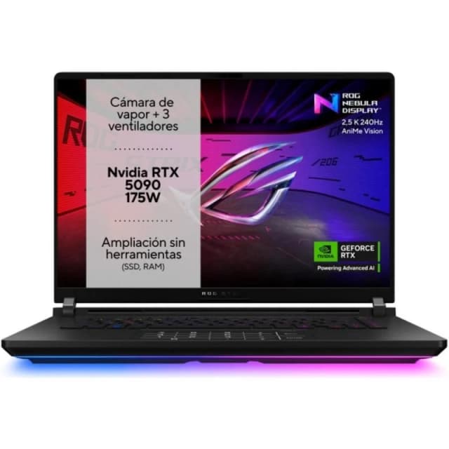 Detalle de ASUS ROG Strix SCAR 16 portátil gaming 16"