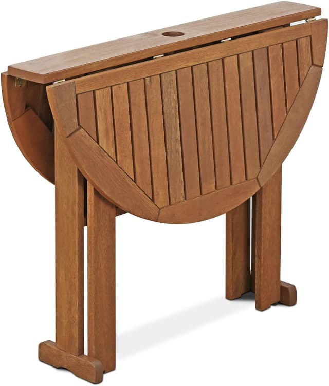 Detalle 2 de Furinno Tioman tavolo da patio in legno naturale