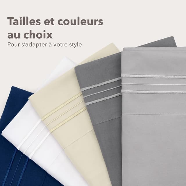 Detalle de Dreamzie taie oreiller 65x65 en microfibre