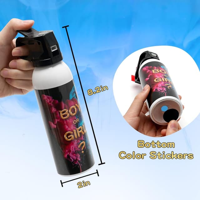 Thumbnail 3 de RISEMART Gender Reveal Konfetti Kanone 5 ft