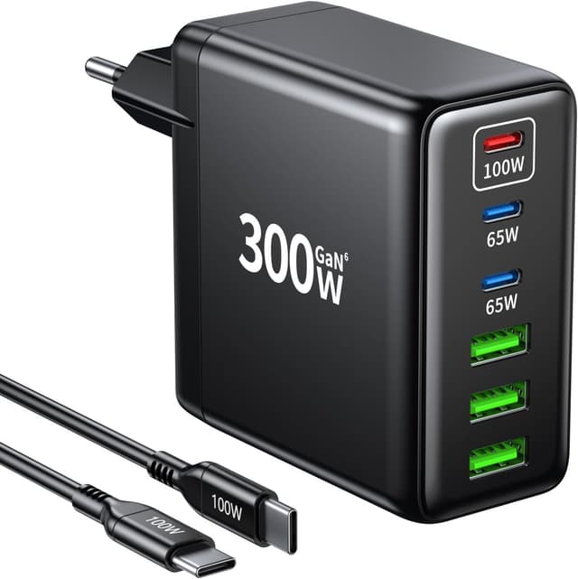 Detalle de HSSNS 300W USB-C Ladegerät 🔌