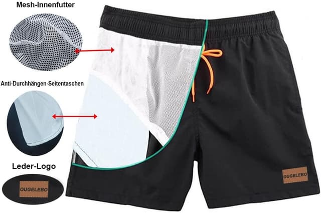 Thumbnail 4 de Badehose Herren mit Reißverschlusstasche 🏖