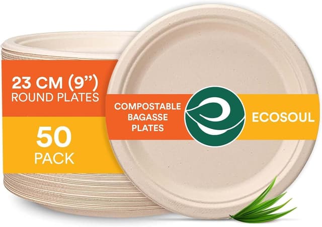 Thumbnail 6 de ECO SOUL paper plates 25cm, 10 inch