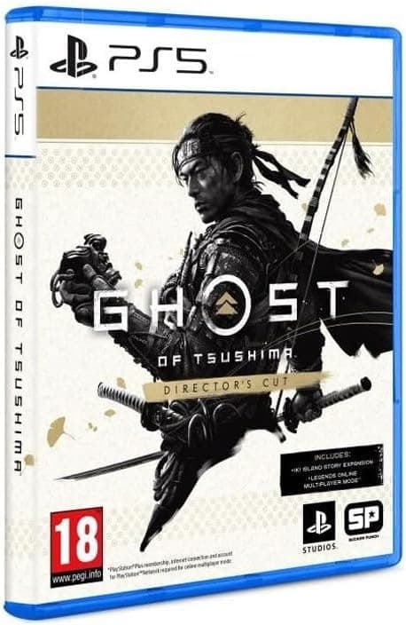 Detalle de Ghost of Tsushima Director’s Cut sur PS5 (version physique CD) – Jeu de rôle RPG, en français