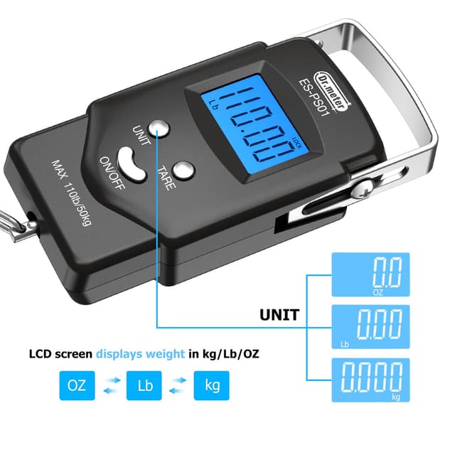 Detalle 2 de Dr.meter PS01 Kofferwaage digital 50 kg