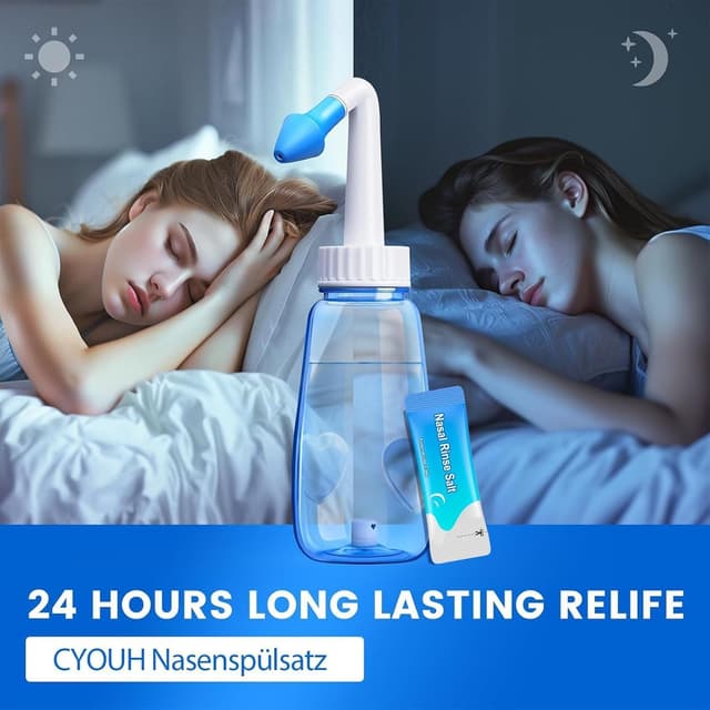 Thumbnail 6 de CYOUH Nasendusche Set 260 ml Nasenspülung