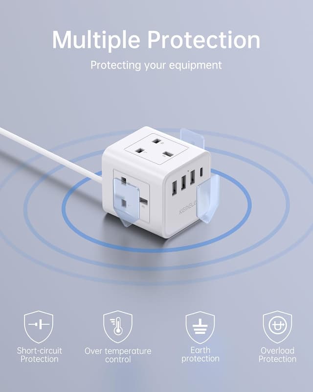 Thumbnail 3 de 3M Cube Extension Lead with USB 3250W