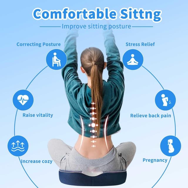 Thumbnail 3 de HJNFL cojín hemorroides memoria U ergonómico