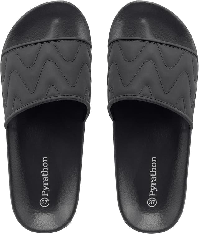 Detalle de Pyrathon Womens Sliders Lightweight Adjustable Pool Flip Flops (4-7UK)