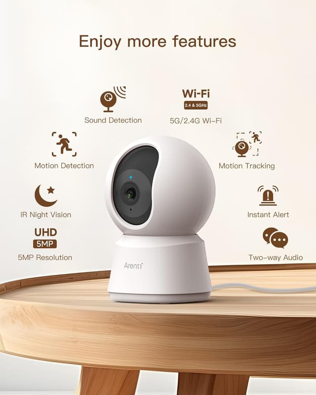 Detalle 2 de ARENTI P2F 5MP Pet Camera 360°