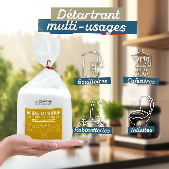 Thumbnail 2 de Acide citrique 1 kg nettoyant multi-usages