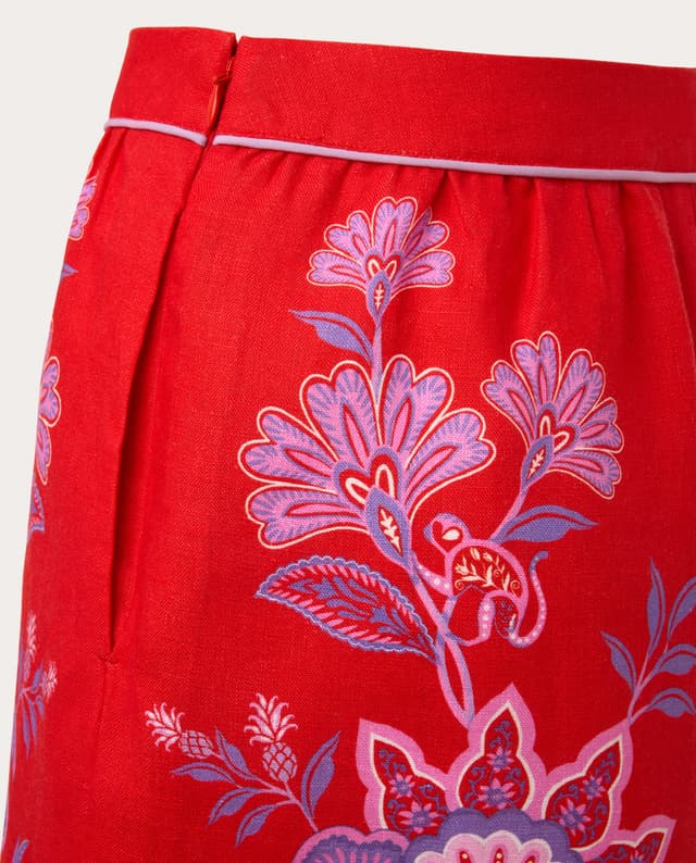 Thumbnail 3 de FARM Rio Falda midi Garden lino