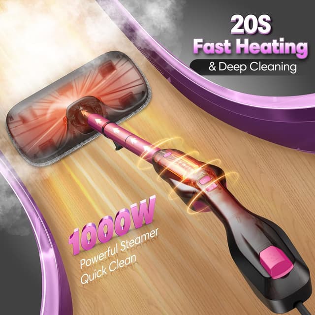 Detalle de HomeNova Steam Mop 18-in-1, 1000W