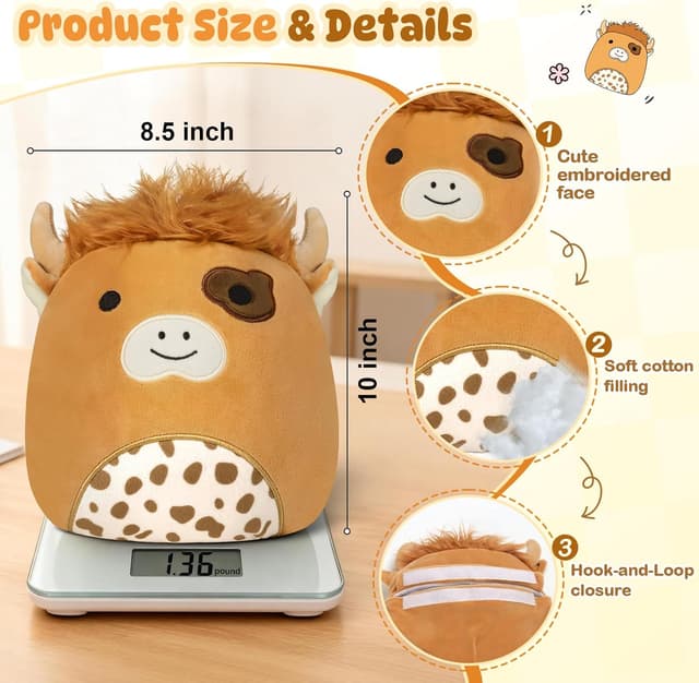 Thumbnail 2 de HBPLN Highland Cow Heating Pad 1 Pack