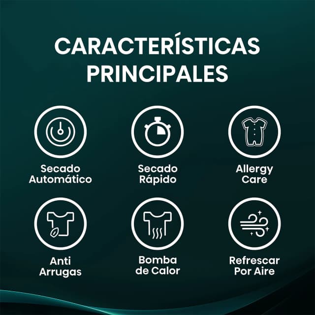 Detalle 1 de Hisense DHQE900UWDC secadora 9 kg