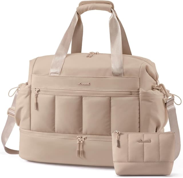 Detalle de LOVEVOOK Reisetasche 30 l Khaki für Damen