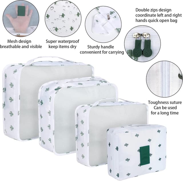 Detalle 1 de Coolzon Organizer Valigie Viaggio 8 Pezzi