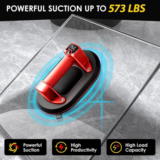 Detalle 2 de Akku Saugheber 260 kg für Fliesen