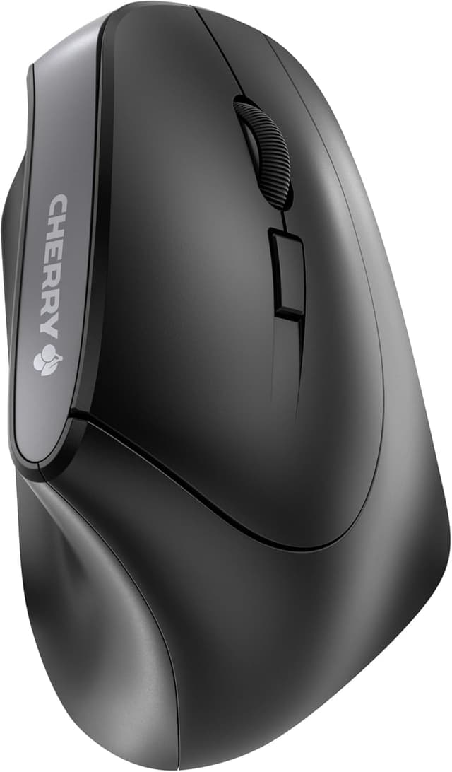 Detalle de CHERRY MW 4500 mouse ergonomico verticale wireless