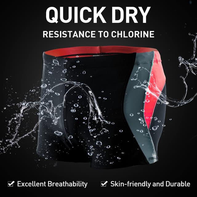 Detalle de Arcweg costume da bagno uomo con coulisse: pantaloncini/boxershorts slip per piscina e spiaggia