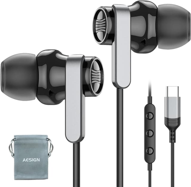 Detalle de Cuffie USB-C con microfono Type C, Hi-Fi