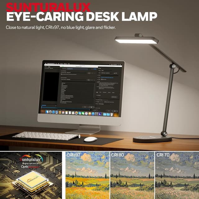 Detalle de Honeywell H4 Sunturalux LED desk lamp 14W
