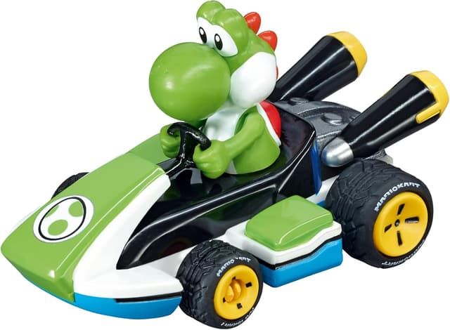 Detalle de Carrera GO!!! 1:43 Mario Kart Yoshi Analog Slot Car (Carrera 64035)
