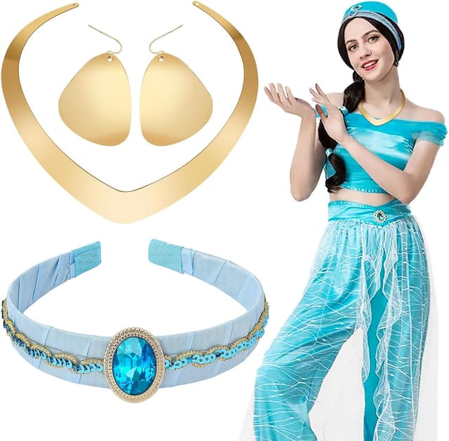 Detalle de Aomig Accessori Mago per Costume, kit cosplay Halloween da 3 pezzi (fasce, cravatta, occhiali) per bambini e adulti