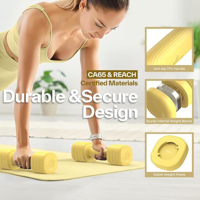 Thumbnail 4 de Sportneer Verstellbare Hanteln Frauen Set 2x2,5 kg