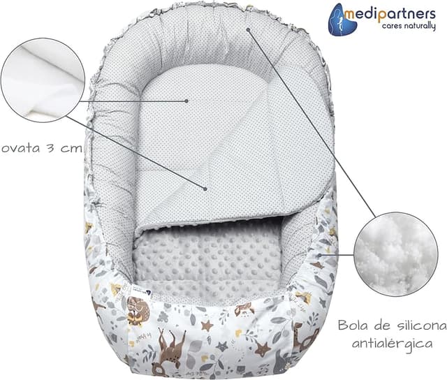 Thumbnail 6 de Medi Partners Nido para Bebé Recién Nacido 🦌 Juego 5 Piezas