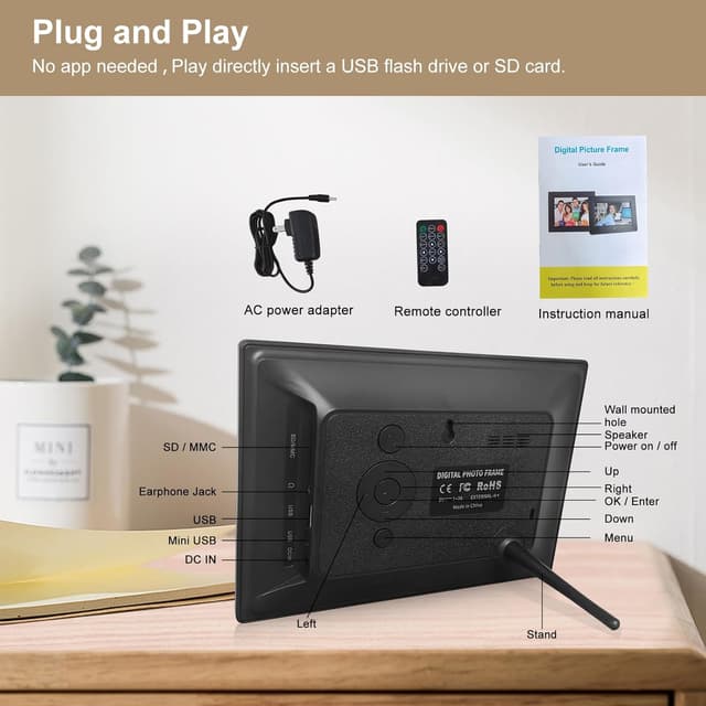 Thumbnail 6 de Digital Photo Frame 7 Inch IPS Display