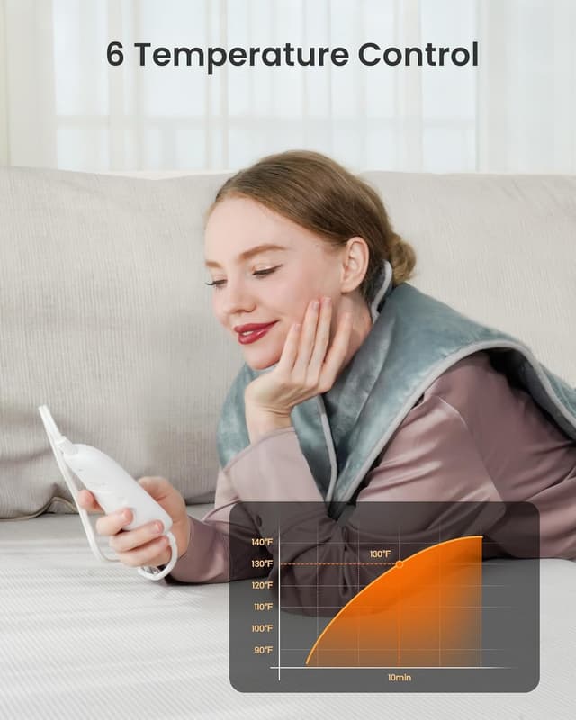 Detalle 2 de Heizkissen XXL 24 x 37 Zoll für Rücken