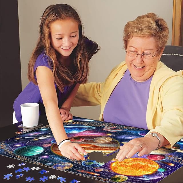 Thumbnail 4 de HUADADA Puzzle 1000 Teile Sonnensystem