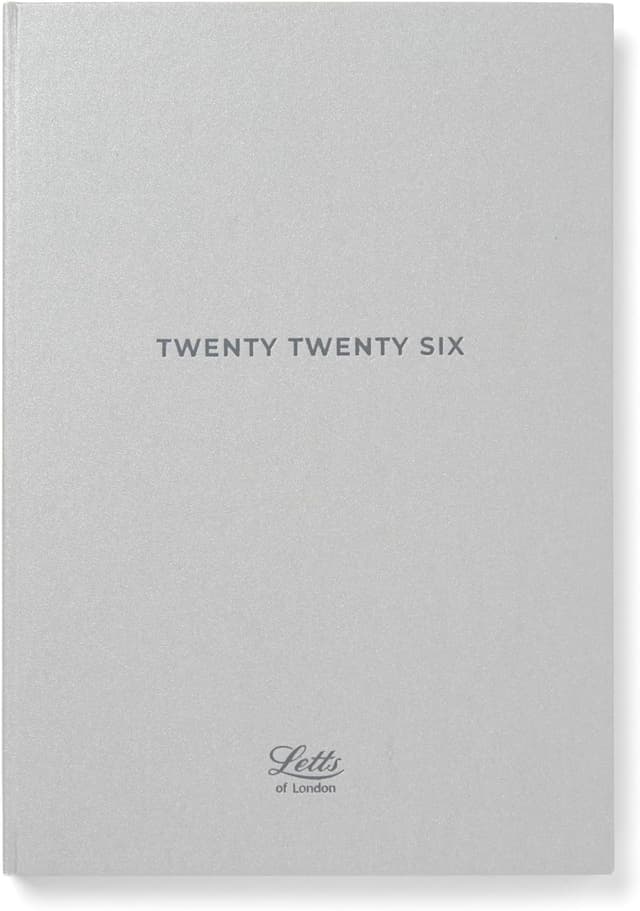 Detalle de Letts Buchkalender A5 Titanium 2026