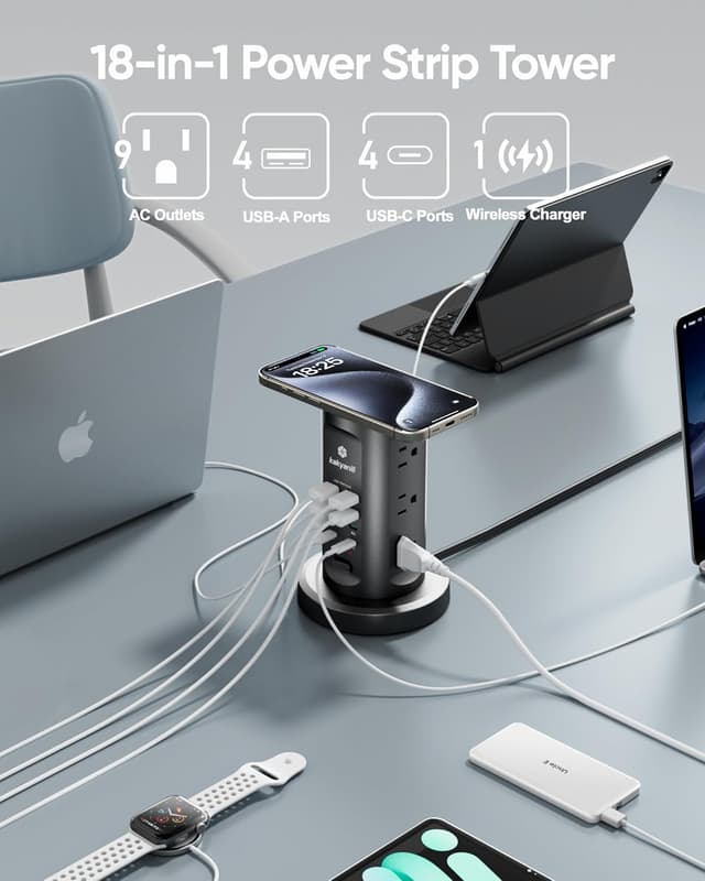 Detalle 2 de Kakyanill 115W USB Charging Station