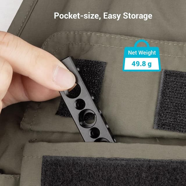 Detalle 2 de SMALLRIG Barre de fixation pour RED Camera et moniteurs (619AH, 819AH, FA1011, FA1013) 619AH/819AH