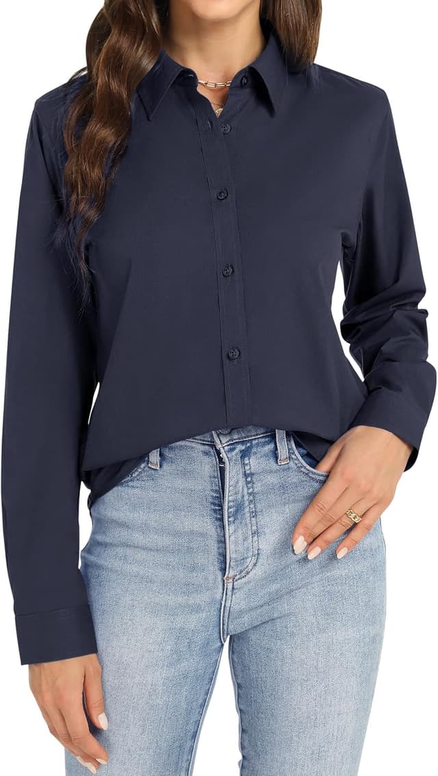 Thumbnail 1 de J.VER Bluse Damen Langarmshirt 95% Baumwolle