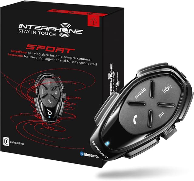 Thumbnail 6 de INTERPHONE SPORT HD Interfono da casco doppio 1 km