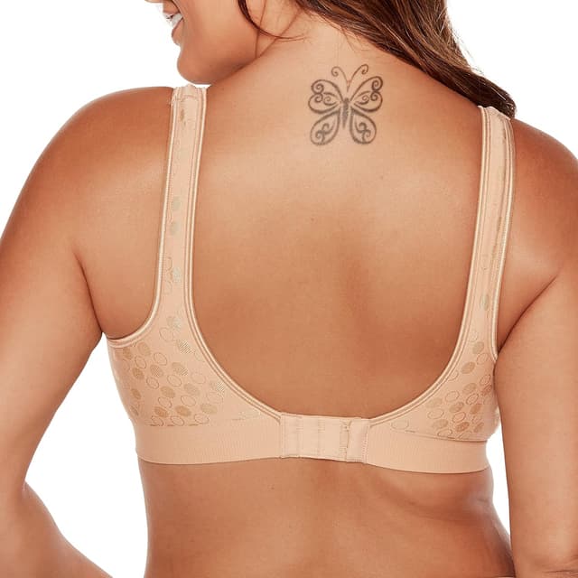 Detalle de Bali Women’s Comfort Revolution Wireless Bra with Seamless Shaping & Full Coverage